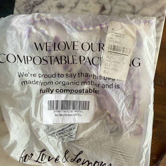 FOR LOVE AND LEMONS 🍋 BAY BIKINI BOTTOM NWT SIZE LARGE - Picture 5 of 11